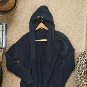 Hooded Knit Jacket